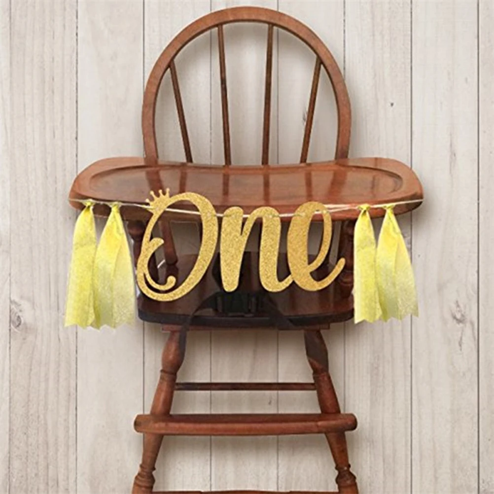 Golden Glitter High Chair Banner One Letter Bunting for Baby Shower Decoration 1St Birthday Party Rustic Theme Dessert Table
Golden Glitter High Chair Banner One Letter Bunting for Baby Shower Decoration 1St Birthday Party Rustic Theme Dessert Table