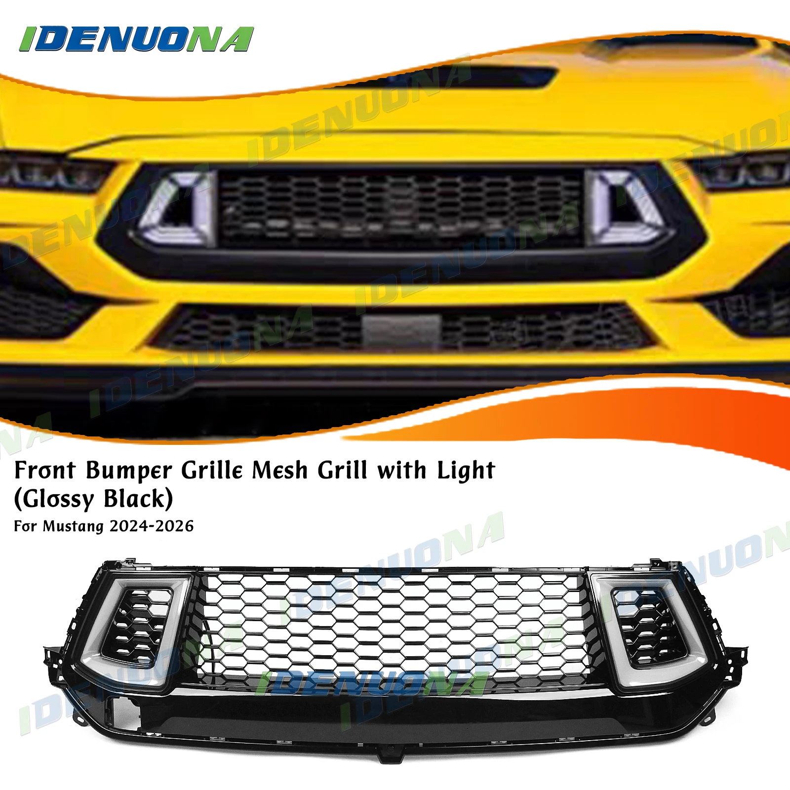 Для Ford Mustang 2024-2026 S650 GTD S650 GT: Передняя решетка радиатора, глянцевая черная, верхняя, для бампера, сетчатая, сетчатая сетка-накладка на капот
Для Ford Mustang 2024-2026 S650 GTD S650 GT: Передняя решетка радиатора, глянцевая черная, верхняя, для бампера, сетчатая, сетчатая сетка-накладка на капот