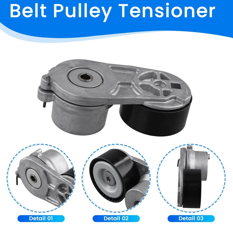 12683892 Car Belt Pulley Tensioner for Cadillac XT5 2.0T 2018- BuickJAS
12683892 Car Belt Pulley Tensioner for Cadillac XT5 2.0T 2018- BuickJAS