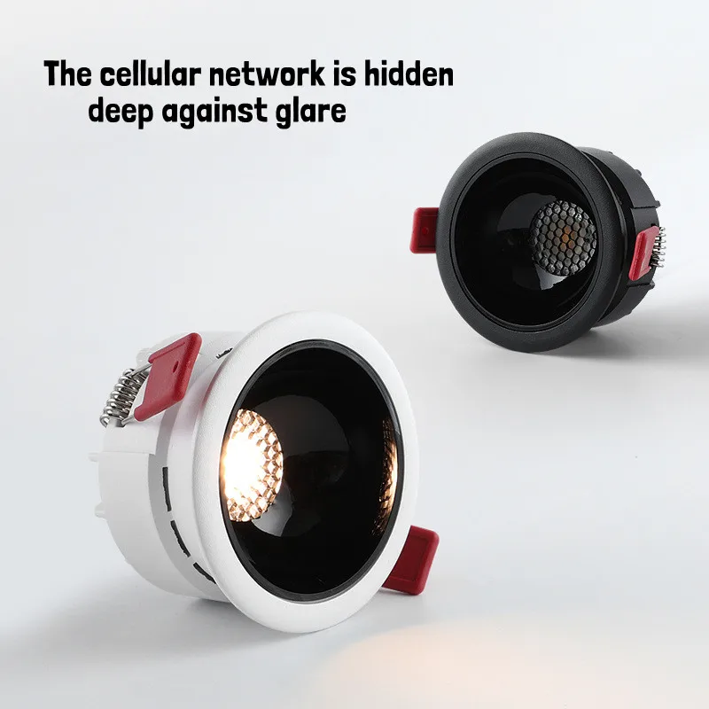Embedded dimmable LED spotlights anti-glare honeycomb wall washing lights No main light COB downlight living room bedroom 7W9W
Embedded dimmable LED spotlights anti-glare honeycomb wall washing lights No main light COB downlight living room bedroom 7W9W