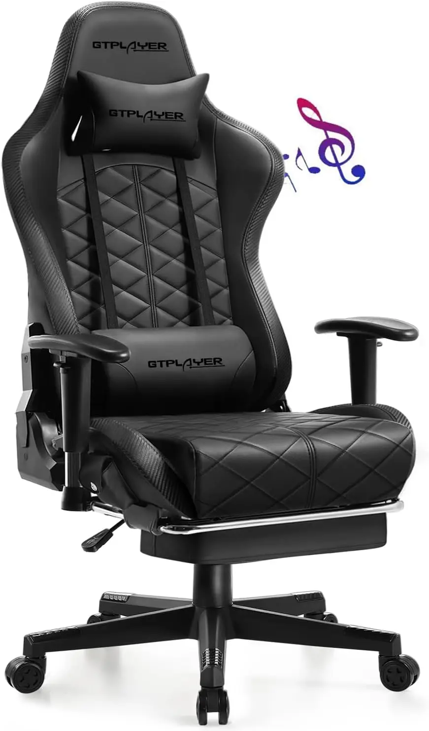 Gaming Chair, Computer Chair with Bluetooth Speakers, High Back Ergonomic Office Chair Desk Chair with Lumbar Support
Gaming Chair, Computer Chair with Bluetooth Speakers, High Back Ergonomic Office Chair Desk Chair with Lumbar Support