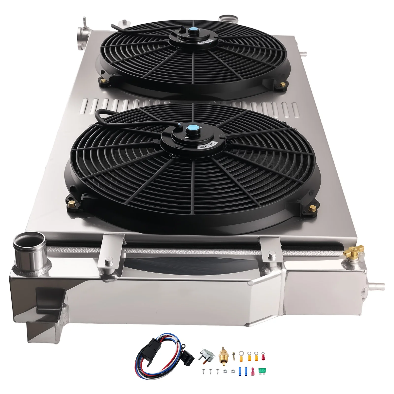 Aluminum Radiator Shroud Fan for Dodge Ram 2500 3500 Club Cab 5.9L 1998 DPI1553
Aluminum Radiator Shroud Fan for Dodge Ram 2500 3500 Club Cab 5.9L 1998 DPI1553