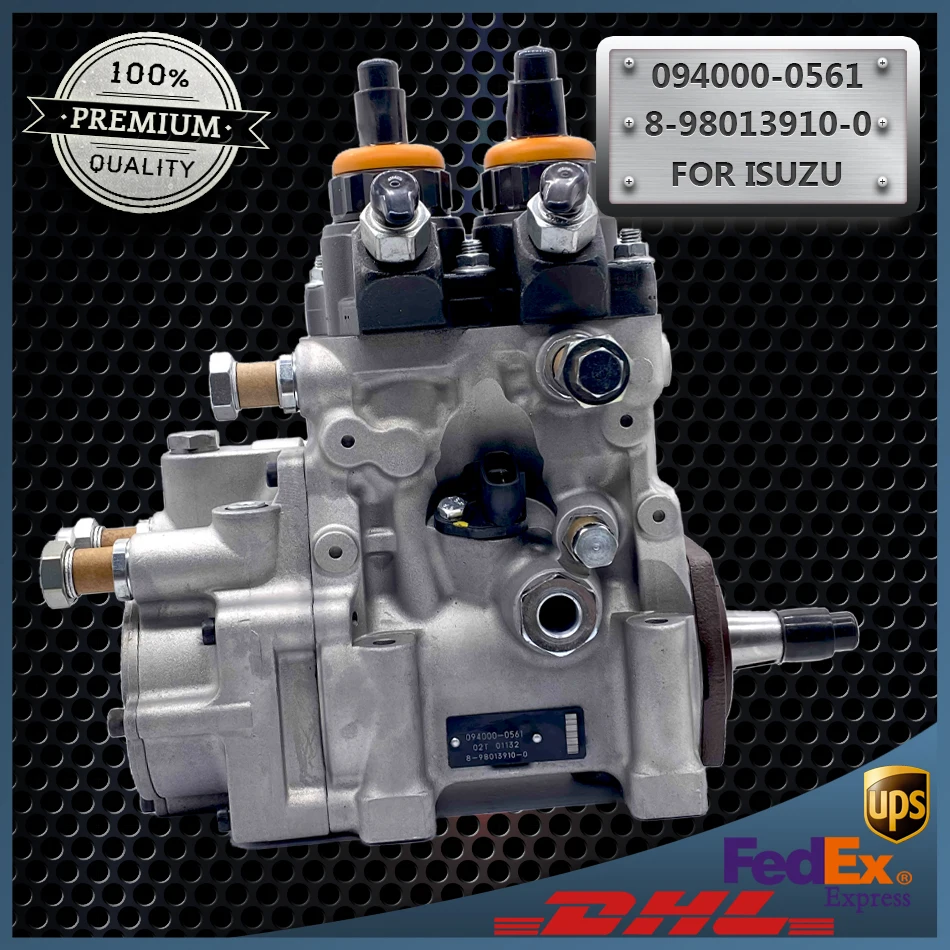 High Quality Common Rail Fuel Pump 094000-0561 8-98013910-0 8-98013910-3 for Isuzu Engine 6WA1 6WE1 6WF1 6WG1 6UZ1 Truck NPR NQR
High Quality Common Rail Fuel Pump 094000-0561 8-98013910-0 8-98013910-3 for Isuzu Engine 6WA1 6WE1 6WF1 6WG1 6UZ1 Truck NPR NQR