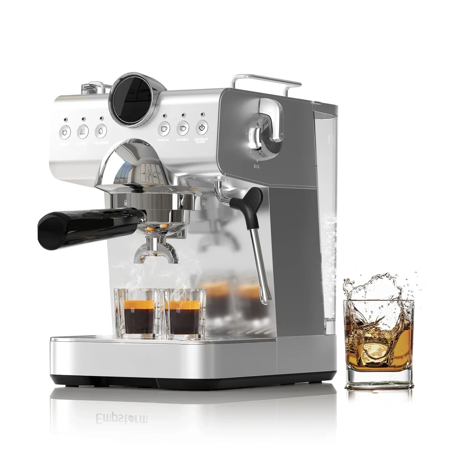 Empstorm CB1 Electric Cold And Hot Coffee Brew Function Electric 120v Semi-auto Espresso Coffee Machine For Home And Office
Empstorm CB1 Electric Cold And Hot Coffee Brew Function Electric 120v Semi-auto Espresso Coffee Machine For Home And Office