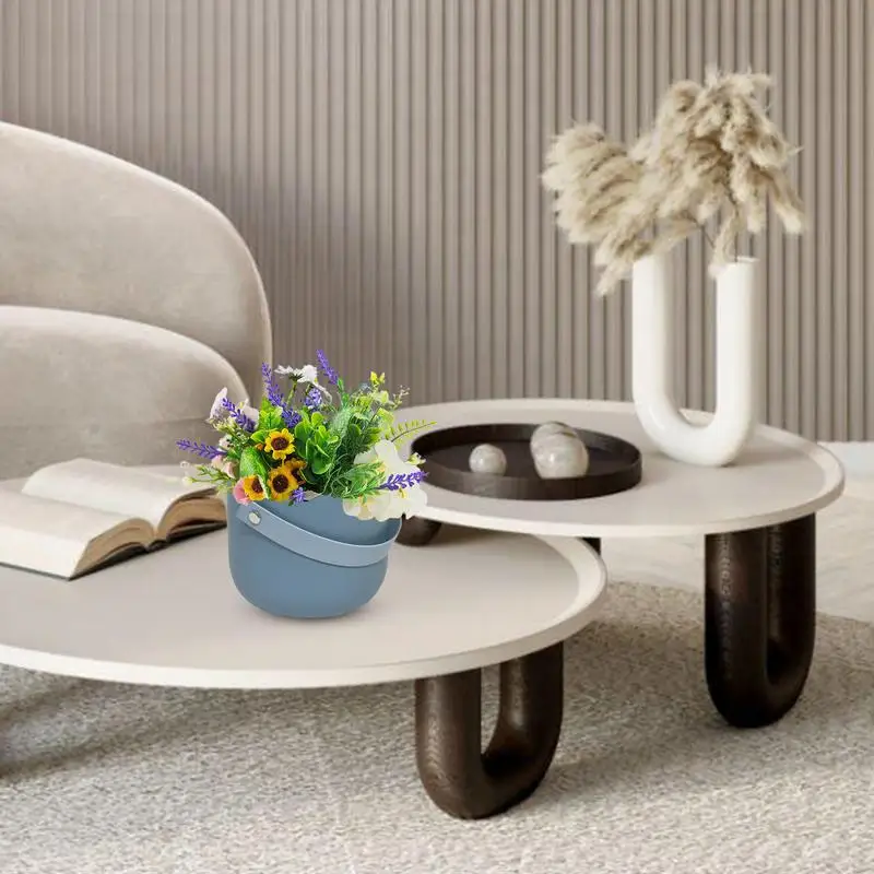 Flower Pot With Handle Ceramic Planter For Indoor Plants Fine Grinding Tabletop Bucket Decoration For Windowsills Shelves
Flower Pot With Handle Ceramic Planter For Indoor Plants Fine Grinding Tabletop Bucket Decoration For Windowsills Shelves