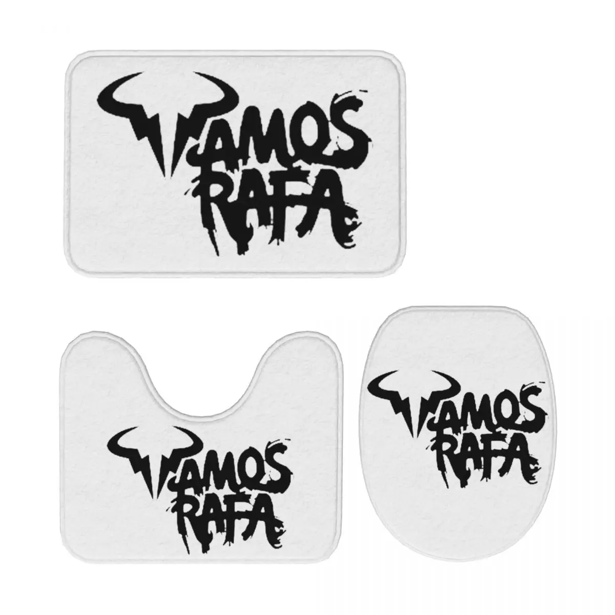 Рафаэль Надаль, 3-х предметный коврик для ванной комнаты, набор для ванной комнаты, крышка для унитаза, домашний декор, нескользящий ковер, напольный коврик
Рафаэль Надаль, 3-х предметный коврик для ванной комнаты, набор для ванной комнаты, крышка для унитаза, домашний декор, нескользящий ковер, напольный коврик