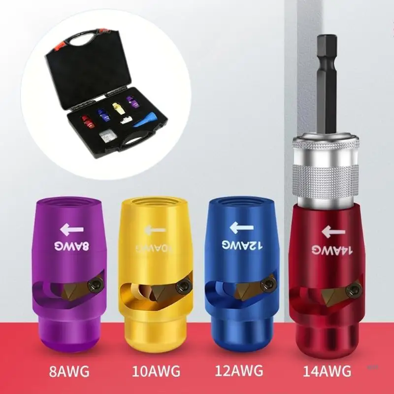 Wire Twisting, Fast Cable Peeling, Handheld Drill Accessories For Electricians Quick Wire Stripping And Electrical Work
Wire Twisting, Fast Cable Peeling, Handheld Drill Accessories For Electricians Quick Wire Stripping And Electrical Work