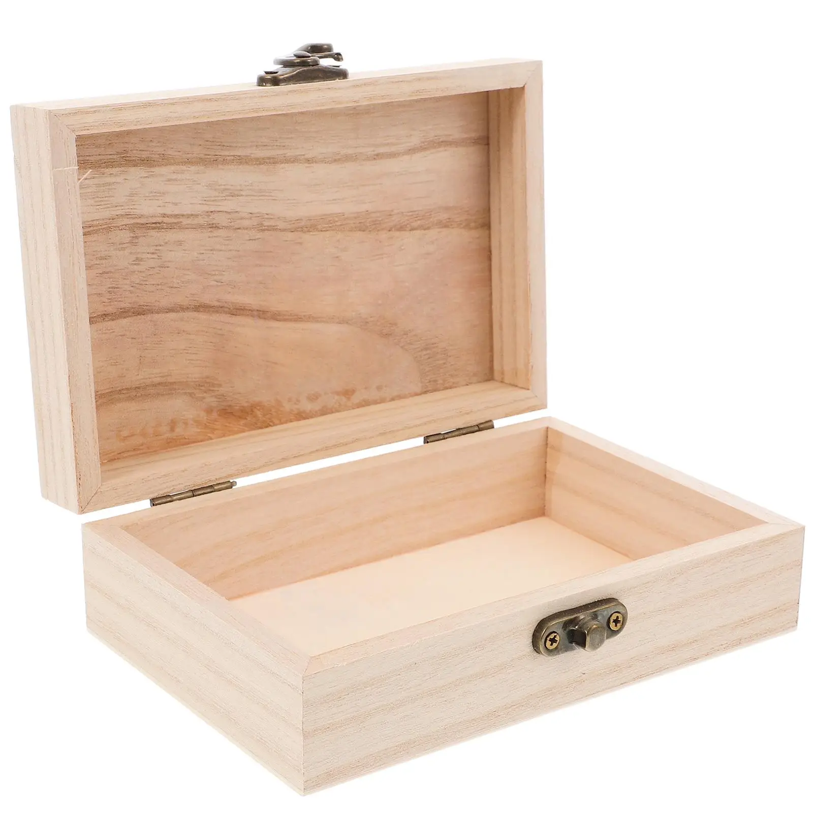 Wooden Storage Boxes Rectangular DIY Craft Projects Secure Locking Mechanism Organizer Wooden Keepsake Box Jewelry Tea
Wooden Storage Boxes Rectangular DIY Craft Projects Secure Locking Mechanism Organizer Wooden Keepsake Box Jewelry Tea