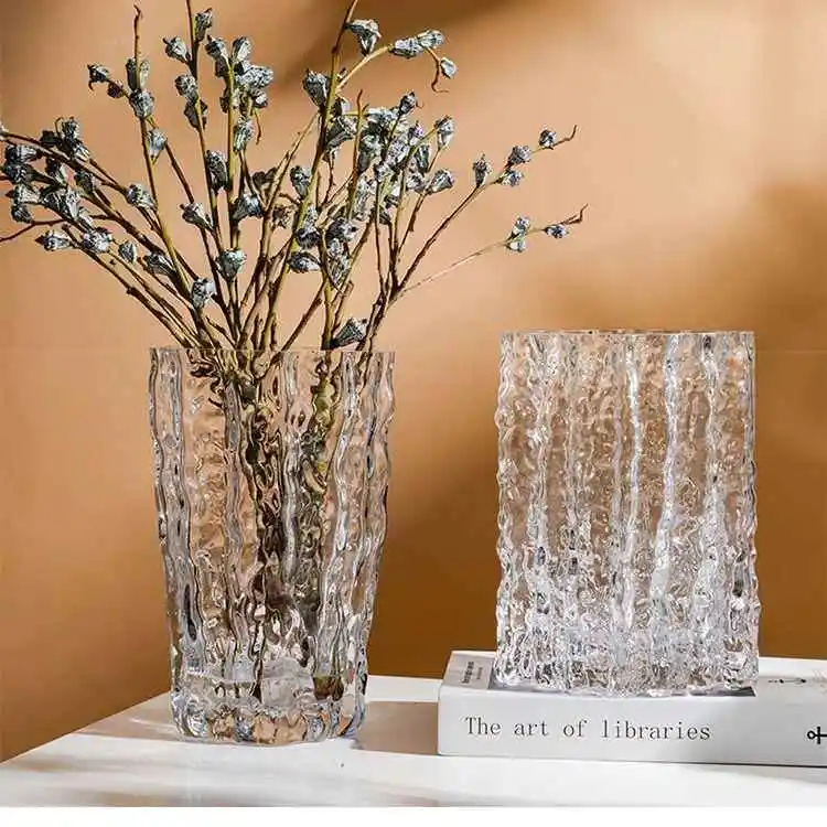 Elegant European Style Glass Flower Vase Transparent Iceberg Design for Hotel And Homestay Decorative Ornament with Roses And...
Elegant European Style Glass Flower Vase Transparent Iceberg Design for Hotel And Homestay Decorative Ornament with Roses And...