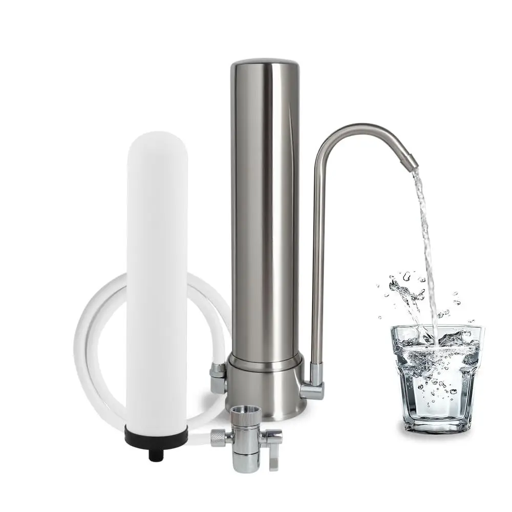 5-Stage Under-Counter Water Filter System, 8000 Gallons Capacity, Reduces Lead, Chlorine, and Heavy Metals (1 Filter Included)
5-Stage Under-Counter Water Filter System, 8000 Gallons Capacity, Reduces Lead, Chlorine, and Heavy Metals (1 Filter Included)