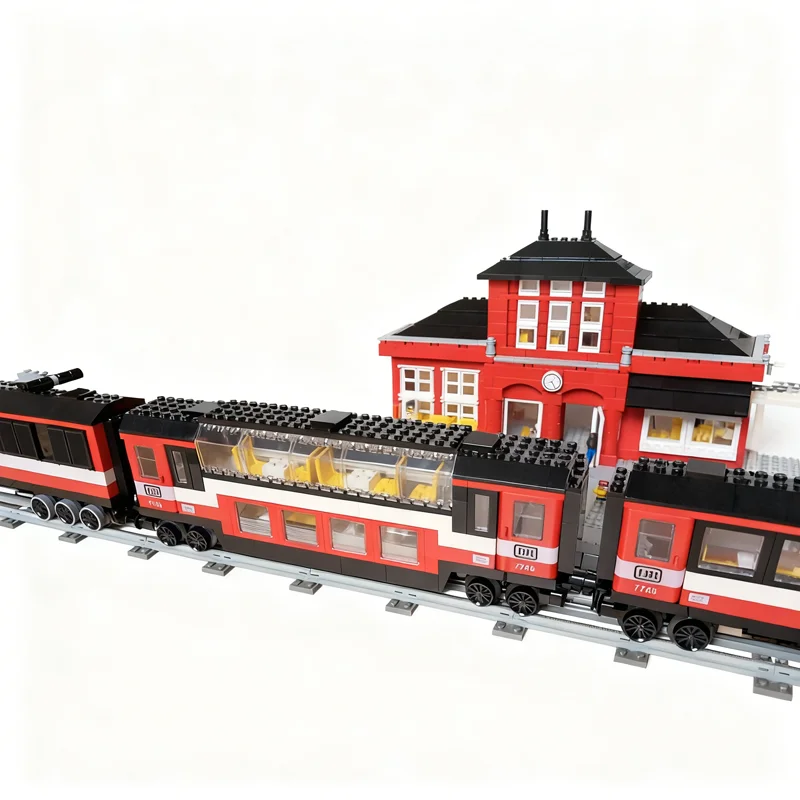 276pcs MOC Club Car Based High Speed City Express Train Model Building Blocks Toy Construction Christmas Gift Education Brick
276pcs MOC Club Car Based High Speed City Express Train Model Building Blocks Toy Construction Christmas Gift Education Brick