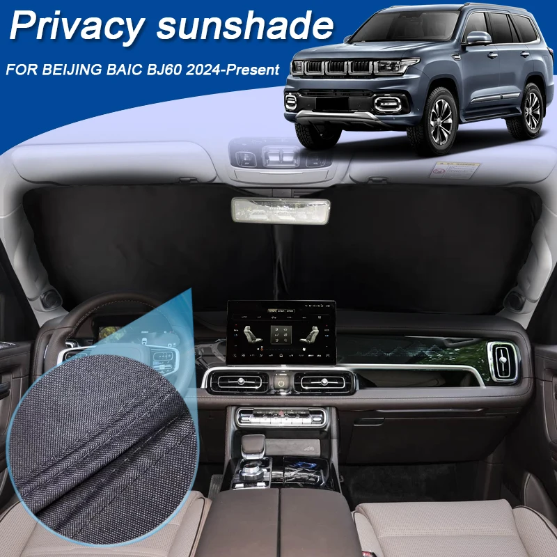 Автомобильный солнцезащитный козырек для черного окна для BEIJING BAIC BJ60 2024-2026, автоматическая защита от УФ-излучения, теплоизоляция, защитная крышка, аксессуар для интерьера
Автомобильный солнцезащитный козырек для черного окна для BEIJING BAIC BJ60 2024-2026, автоматическая защита от УФ-излучения, теплоизоляция, защитная крышка, аксессуар для интерьера