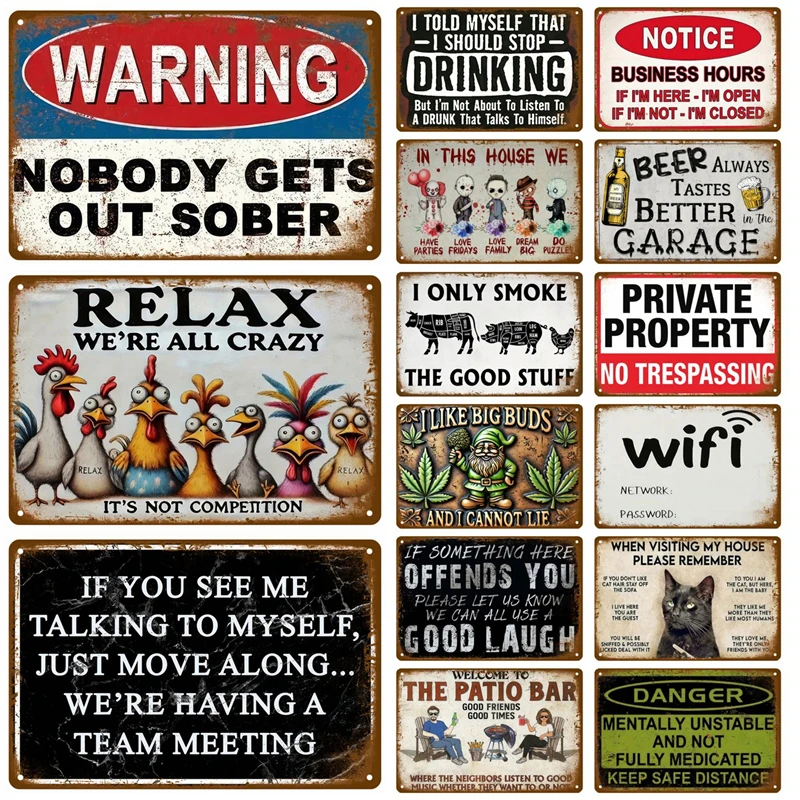 Vintage Metal Plate Tin Sign Plates Bar Retro Metal Sign Wall Art Mural Aesthetic Room Home Decor Items Poster Garage Decoration
Vintage Metal Plate Tin Sign Plates Bar Retro Metal Sign Wall Art Mural Aesthetic Room Home Decor Items Poster Garage Decoration