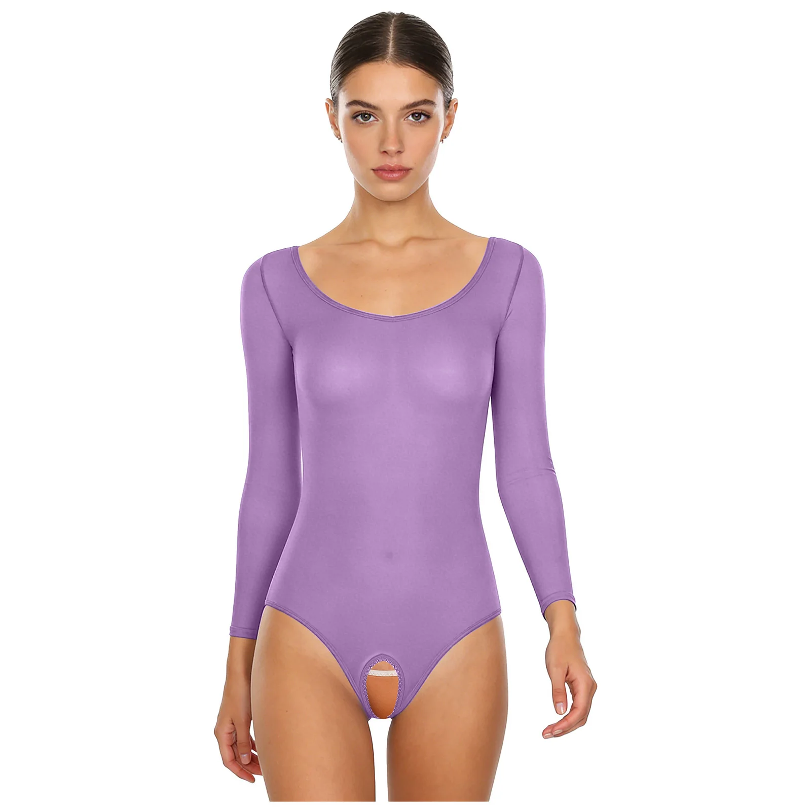 Женское нижнее белье с открытой промежностью, соблазнительное боди с длинными рукавами, глянцевая флаянтная ночная рубашка для эротической пары, ночное белье для свиданий
Женское нижнее белье с открытой промежностью, соблазнительное боди с длинными рукавами, глянцевая флаянтная ночная рубашка для эротической пары, ночное белье для свиданий