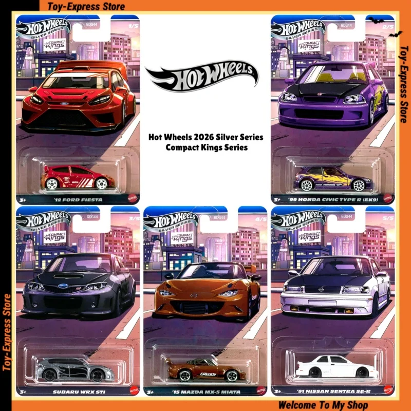 Hot Wheels 2026 Silver Series Compact Kings Series Hotwheels 1/64 Car Model Ford Honda Subaru Mazda Nissan Collectible Kids Toys
Hot Wheels 2026 Silver Series Compact Kings Series Hotwheels 1/64 Car Model Ford Honda Subaru Mazda Nissan Collectible Kids Toys