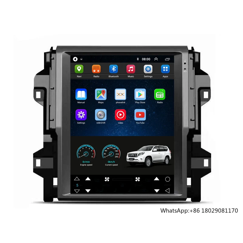 Daolutong 12.1 inch Vertical Screen for Toyota Fortuner 2016-2019 Tesla Style Android 13 Car Radio Gps Navigation Audio
Daolutong 12.1 inch Vertical Screen for Toyota Fortuner 2016-2019 Tesla Style Android 13 Car Radio Gps Navigation Audio