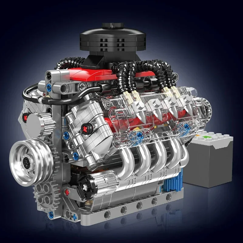 MOULD KING Technical Motorized LSX454 V8 Engine Building Block Toys Educational Car Bricks Children MOC Toys Gift For Kids
MOULD KING Technical Motorized LSX454 V8 Engine Building Block Toys Educational Car Bricks Children MOC Toys Gift For Kids