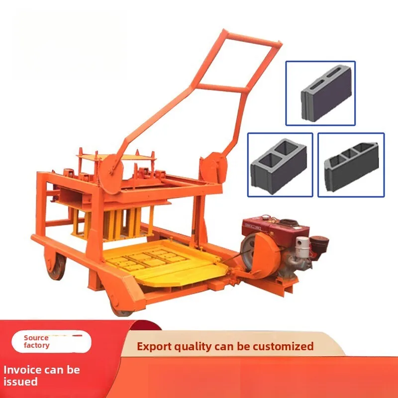 Diesel Concrete Hollow Equipment Mobile Machine Brick Blocks Small Brick Machine QTJ4-40 Concrete 
Diesel Concrete Hollow Equipment Mobile Machine Brick Blocks Small Brick Machine QTJ4-40 Concrete