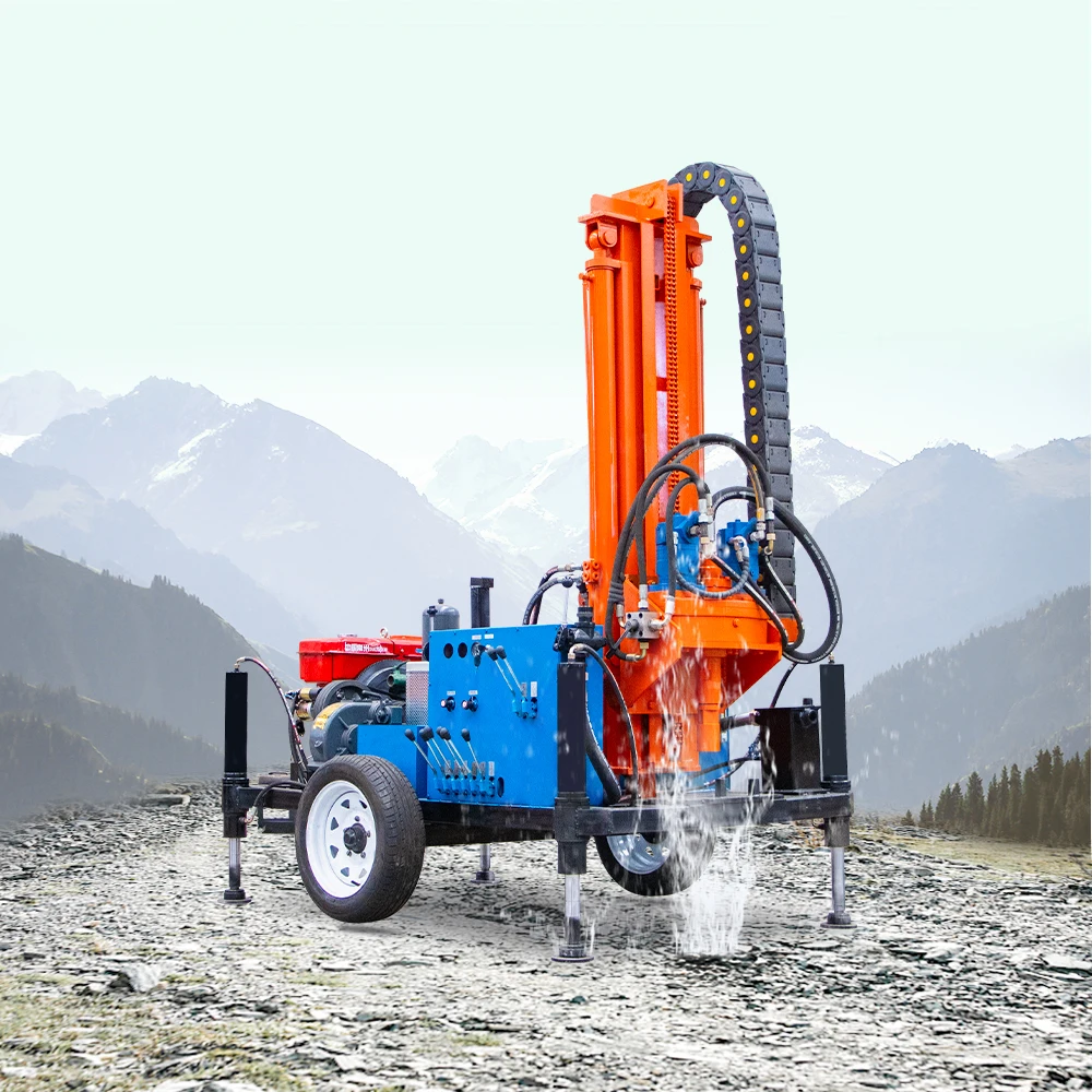 Diesel Engine 200 Meter Deep Small Pneumatic Water Well Drilling Rig Machine
Diesel Engine 200 Meter Deep Small Pneumatic Water Well Drilling Rig Machine