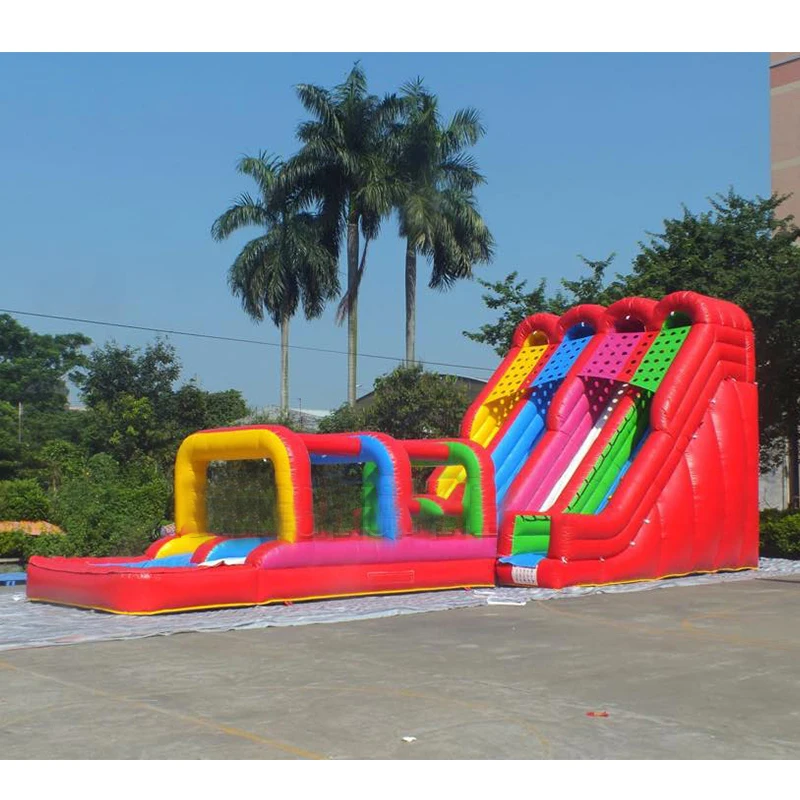 Inflatable Water Slide Giant Commercial Inflatable Bouncer With Multiple Slides Rainbow Style For Water Park Play
Inflatable Water Slide Giant Commercial Inflatable Bouncer With Multiple Slides Rainbow Style For Water Park Play