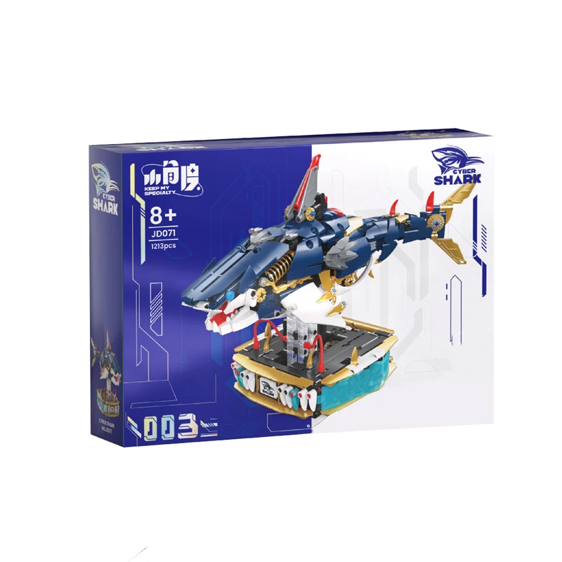 IN STOCK JD071 MOC Technical Mechanical Shark Building Blocks Bricks Assembling Model Toys for Boys Christmas Gift Set
IN STOCK JD071 MOC Technical Mechanical Shark Building Blocks Bricks Assembling Model Toys for Boys Christmas Gift Set