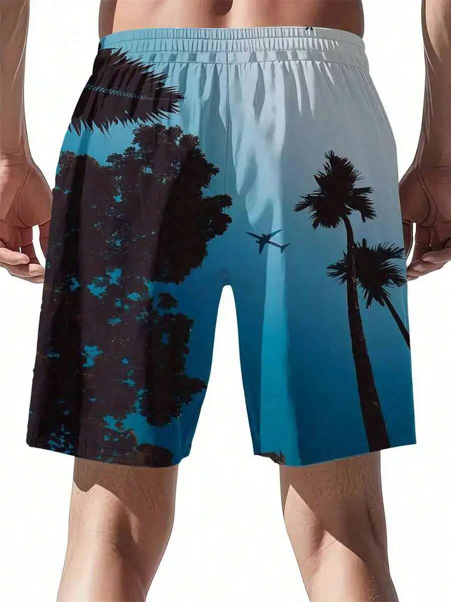 Mens Tropical Palm Tree Print Swim Trunks For Beach Summer Vacation Outdoor Activities
Mens Tropical Palm Tree Print Swim Trunks For Beach Summer Vacation Outdoor Activities