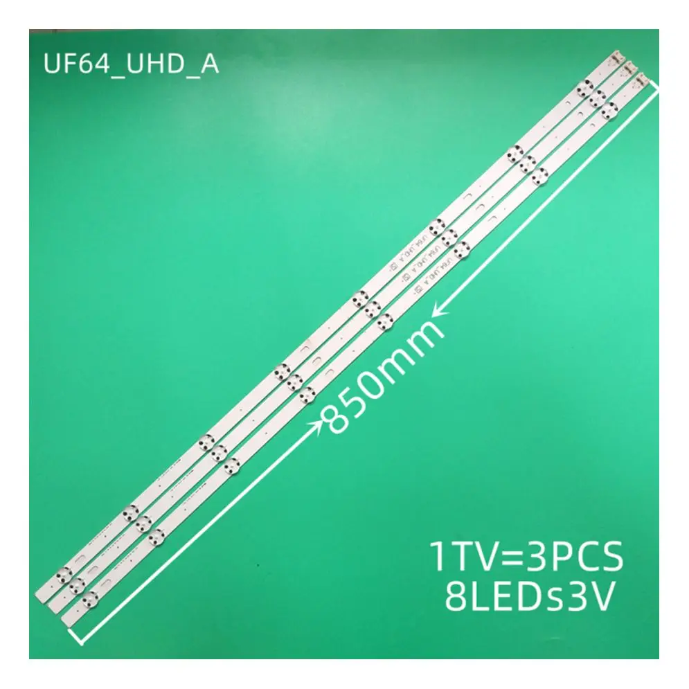 850mm LED strip light for LG 43UF6400 43UF6407 43UF6409 43UF6300 LED strip light straight 43 inch UHD 1Bar 24EA Type
850mm LED strip light for LG 43UF6400 43UF6407 43UF6409 43UF6300 LED strip light straight 43 inch UHD 1Bar 24EA Type