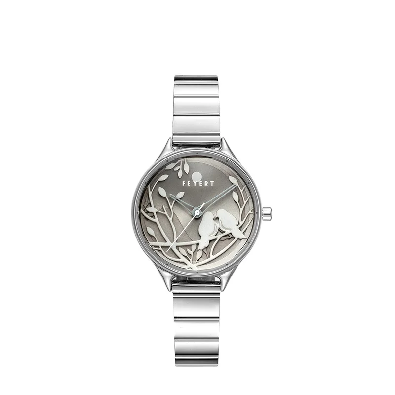 Stereo Steel Strap Watch Female Student Light Luxury Fashion Women Watches for Women
Stereo Steel Strap Watch Female Student Light Luxury Fashion Women Watches for Women