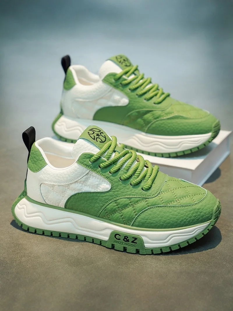 Men's Casual Sport Shoes 2026 New Summer Trend Brand High-End Thick Bottom Heightening Dad Cool Shoes Comfortable Breathable
Men's Casual Sport Shoes 2026 New Summer Trend Brand High-End Thick Bottom Heightening Dad Cool Shoes Comfortable Breathable