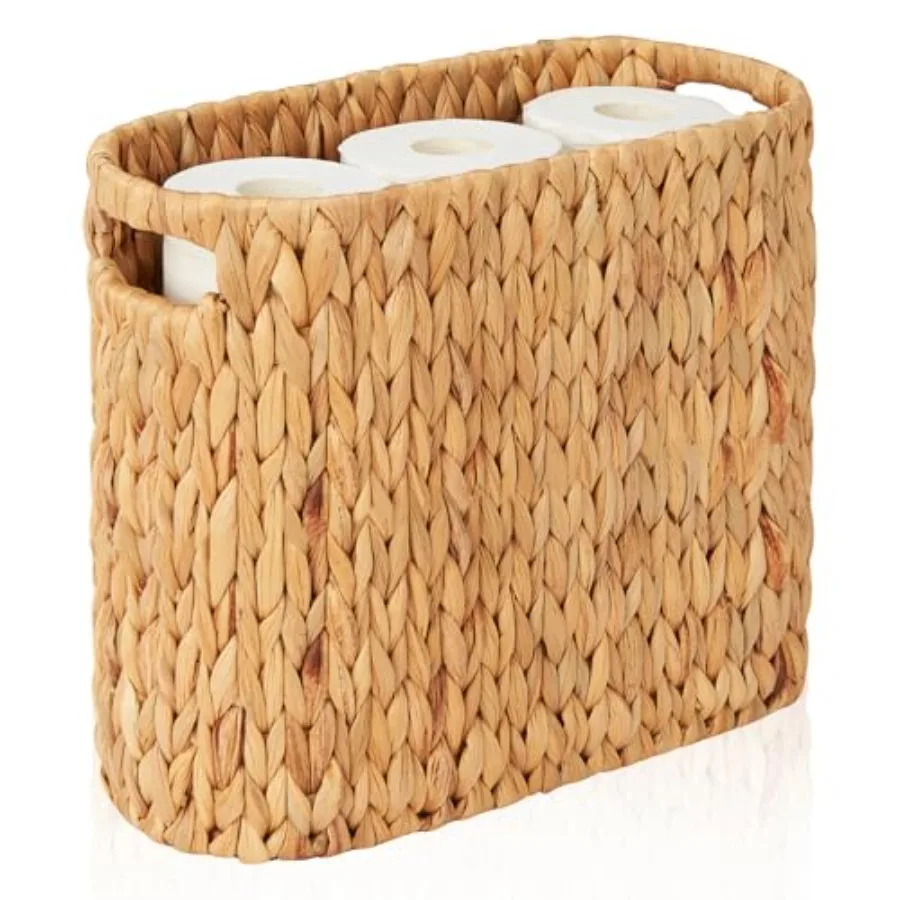Корзина для хранения туалетных принадлежностей с встроенными ручками, держатель для 9 рулонов туалетной бумаги, с отсеком для влажных салфеток, плетеная вручную.
Корзина для хранения туалетных принадлежностей с встроенными ручками, держатель для 9 рулонов туалетной бумаги, с отсеком для влажных салфеток, плетеная вручную.