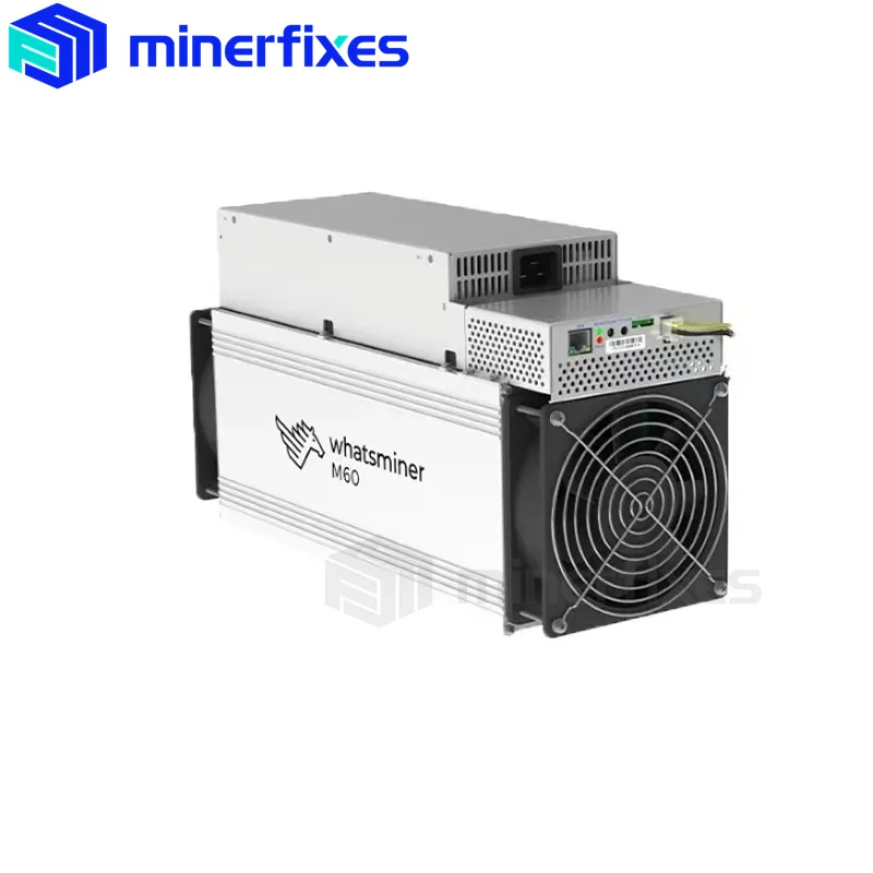 New MicroBT WhatsMiner M60 166-178Th/s 19.9W 180-184Th/s 19W mining SHA-256 algorithm
New MicroBT WhatsMiner M60 166-178Th/s 19.9W 180-184Th/s 19W mining SHA-256 algorithm