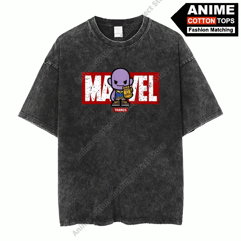 Футболка с принтом Marvel Thanos, хлопковая винтажная футболка, топы y2k Harajuku, хип-хоп, уличные унисекс, повседневные свободные футболки большого размера
Футболка с принтом Marvel Thanos, хлопковая винтажная футболка, топы y2k Harajuku, хип-хоп, уличные унисекс, повседневные свободные футболки большого размера