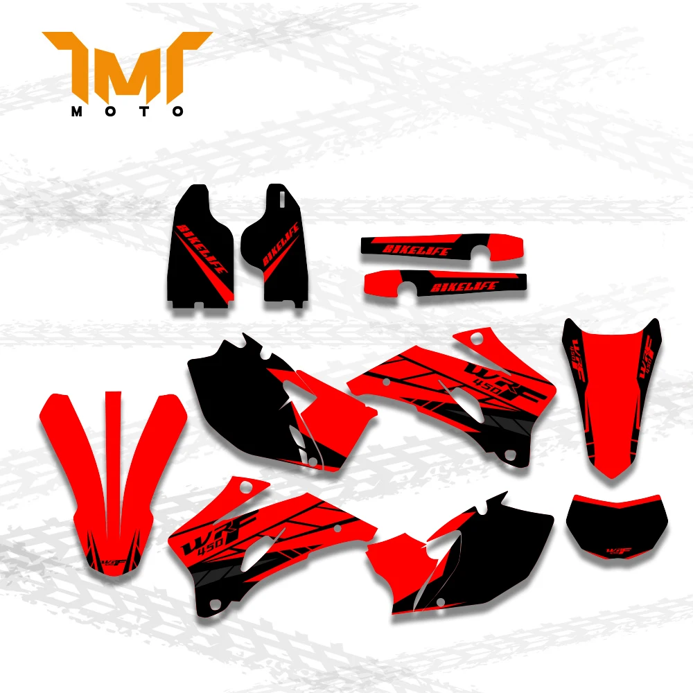 For YAMAHA WR450F WRF450 450F 2007 2008 2009 2010 2011 Motorcycle Graphics Background Decals Sticker
For YAMAHA WR450F WRF450 450F 2007 2008 2009 2010 2011 Motorcycle Graphics Background Decals Sticker