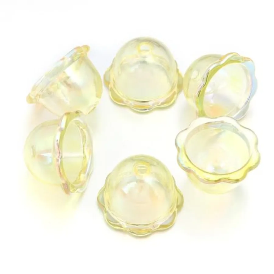 50Pcs 16 * 23mm Large Trumpet Flower Beads for Jewelry Making Acrylic Aesthetic Bell Floral Bead Caps for Cute Jellyfish Cell P
50Pcs 16 * 23mm Large Trumpet Flower Beads for Jewelry Making Acrylic Aesthetic Bell Floral Bead Caps for Cute Jellyfish Cell P