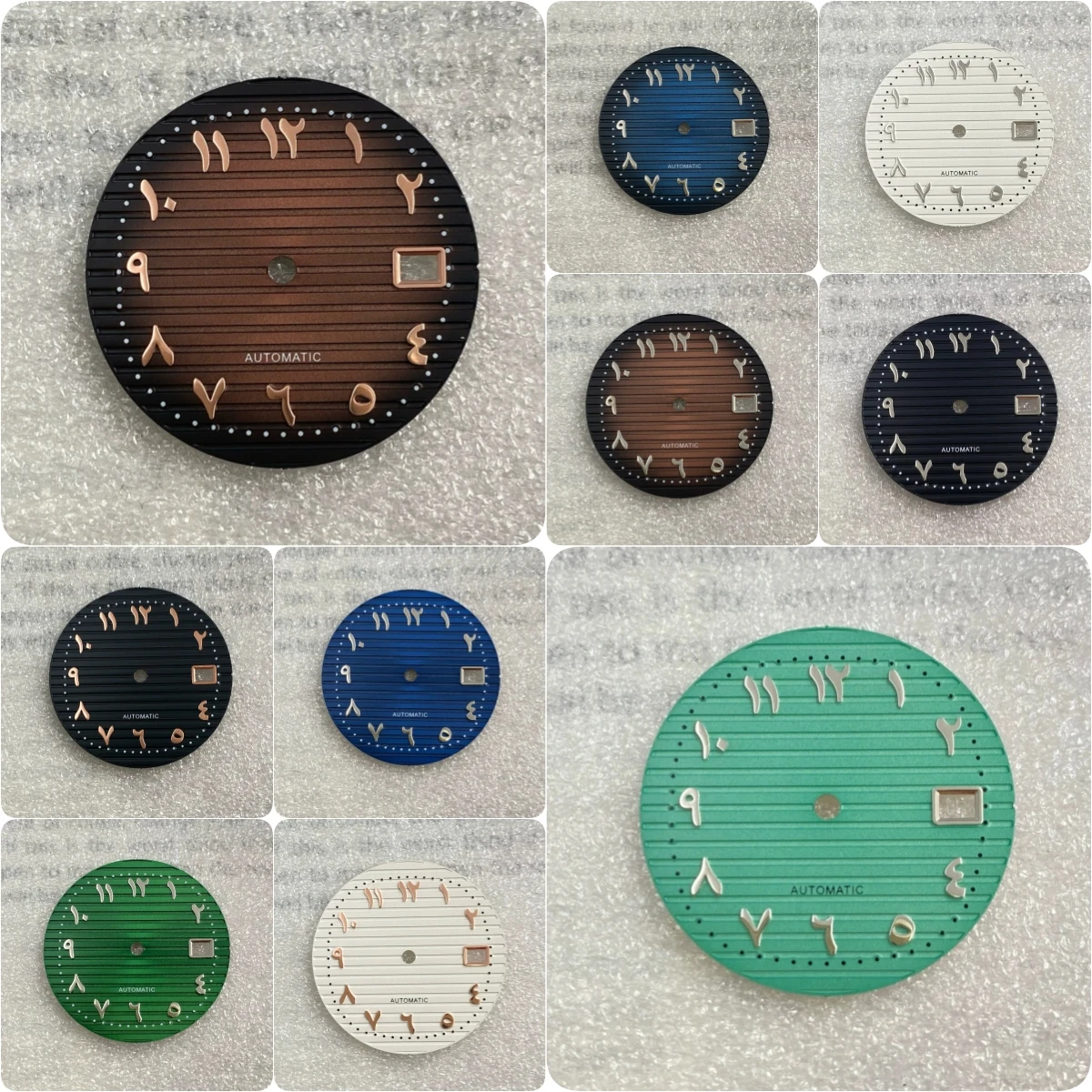 30.5mm No Logo Arab Dial Fit NH35 Automatic Movement No Luminous For Na utilus Watch Modification Accessories Custom Logo
30.5mm No Logo Arab Dial Fit NH35 Automatic Movement No Luminous For Na utilus Watch Modification Accessories Custom Logo