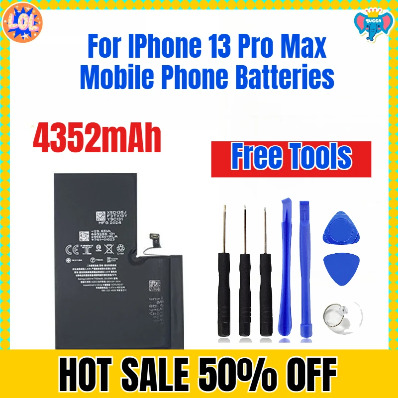 4352 мАч для аккумуляторов мобильных телефонов IPhone 13 Pro Max
4352 мАч для аккумуляторов мобильных телефонов IPhone 13 Pro Max