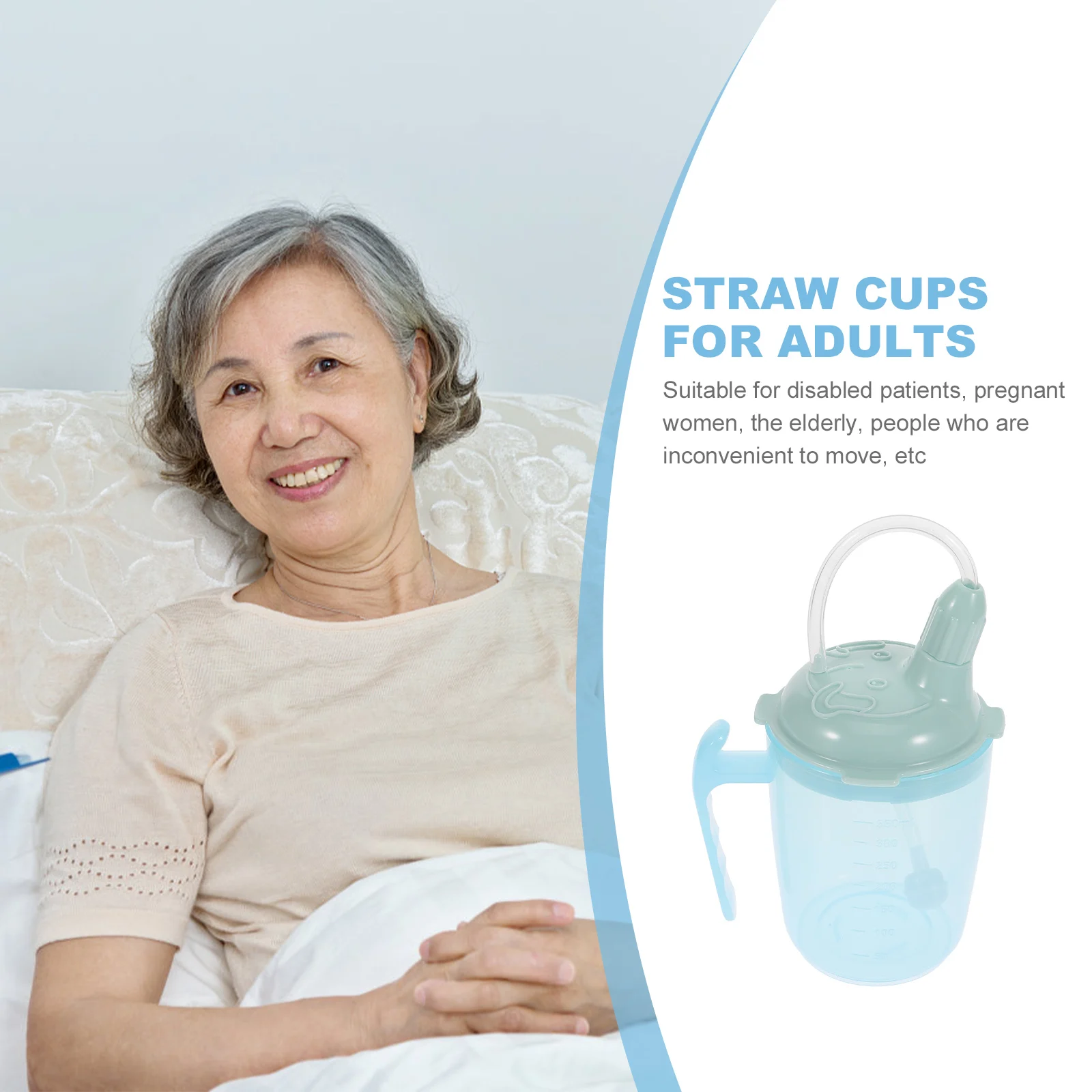 Portable Anti Choking Cup for Elderly 30cm Straw Liquid Diet Spill Proof Patient Maternity Care Water Drink Cups
Portable Anti Choking Cup for Elderly 30cm Straw Liquid Diet Spill Proof Patient Maternity Care Water Drink Cups