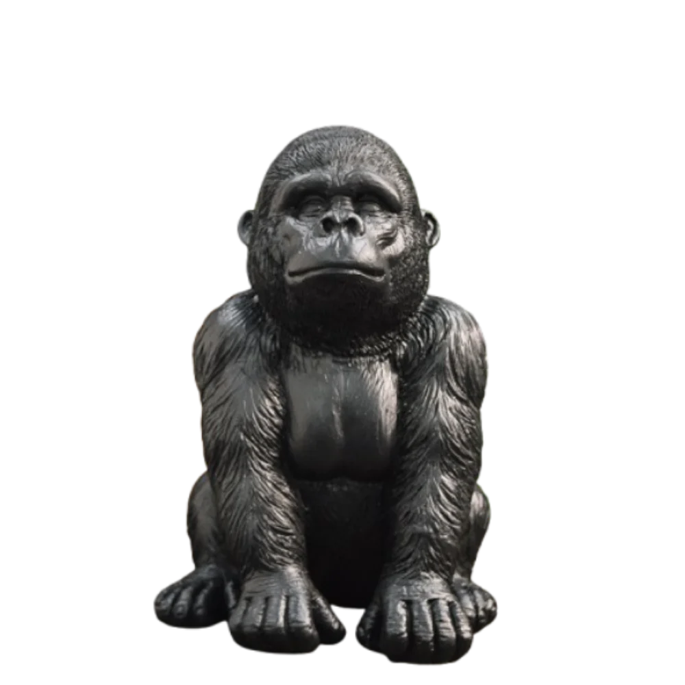 Funny Black Gold Gorilla King Kong Statue Handmade Antique Gorilla Desk Ornament Resin Crafts Animal Figurine Kids Gift
Funny Black Gold Gorilla King Kong Statue Handmade Antique Gorilla Desk Ornament Resin Crafts Animal Figurine Kids Gift