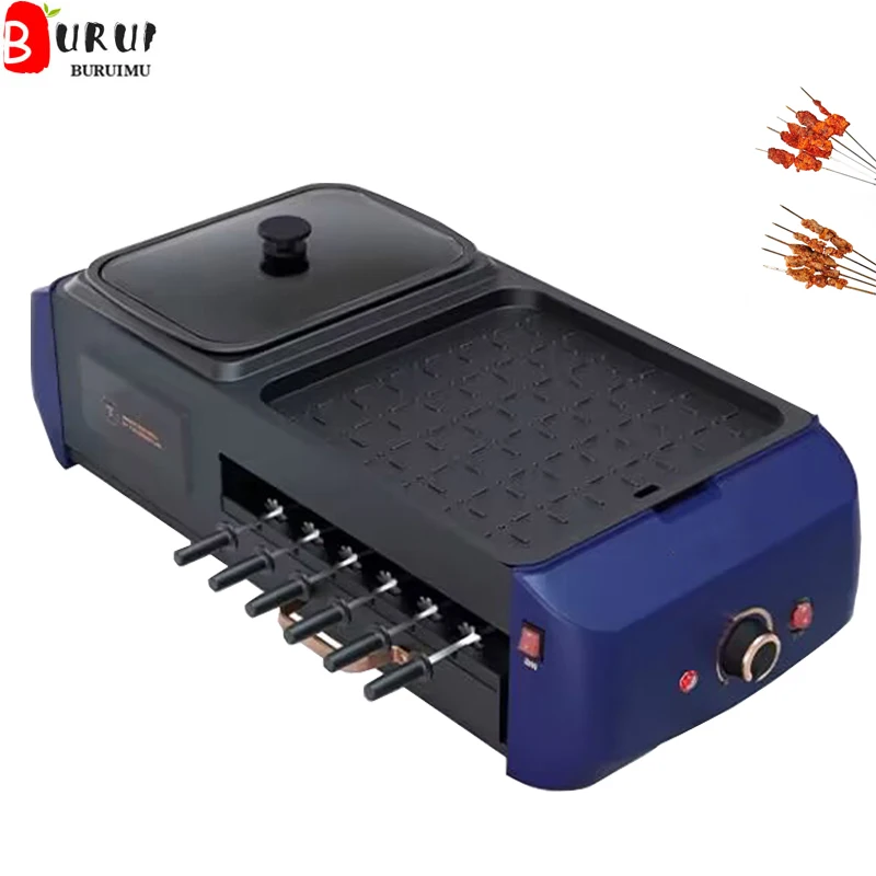 Электрический гриль-барбекю, бездымный горшок Шабу, сковорода, стол для барбекю, домашний антипригарный электрический гриль
Электрический гриль-барбекю, бездымный горшок Шабу, сковорода, стол для барбекю, домашний антипригарный электрический гриль