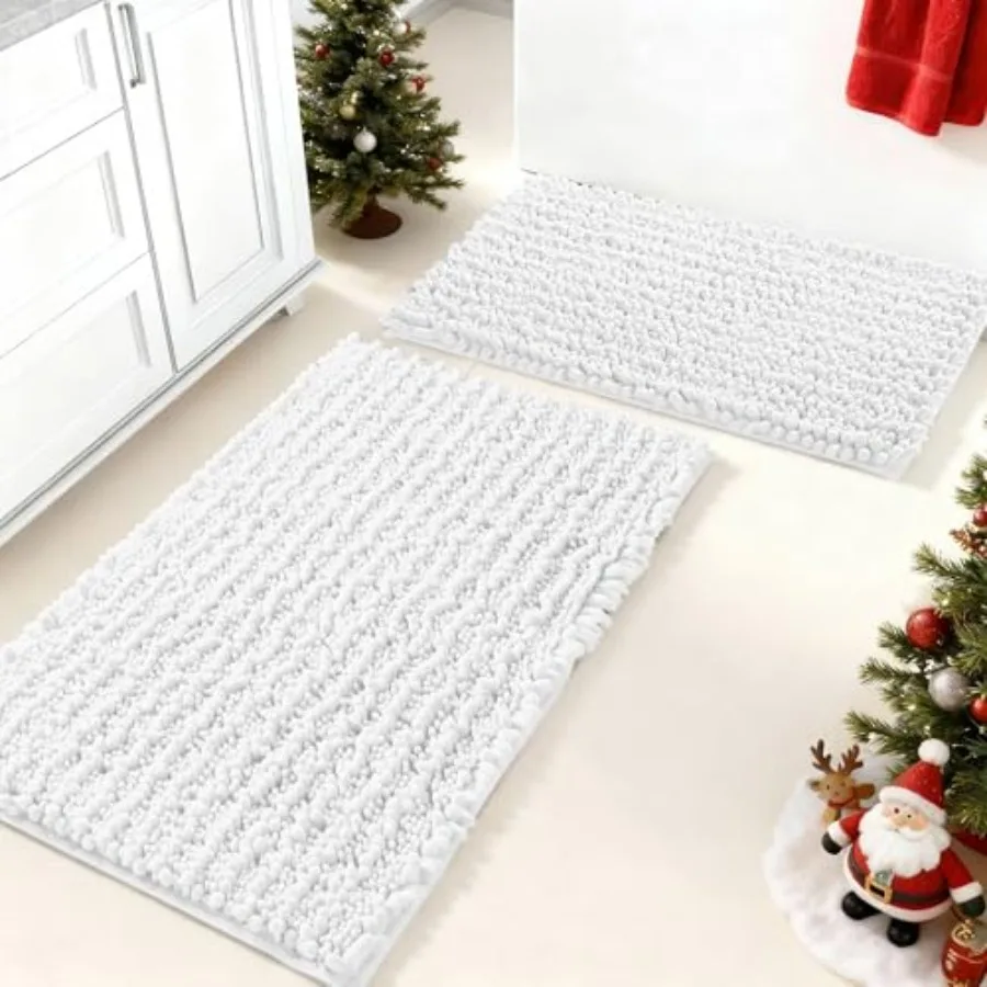 Наборы ковриков для ванной комнаты Yimobra из 2 предметов — быстросохнущий, очень толстый, роскошный, из синели, нескользящий, супервпитывающий, для ванны, душа
Наборы ковриков для ванной комнаты Yimobra из 2 предметов — быстросохнущий, очень толстый, роскошный, из синели, нескользящий, супервпитывающий, для ванны, душа