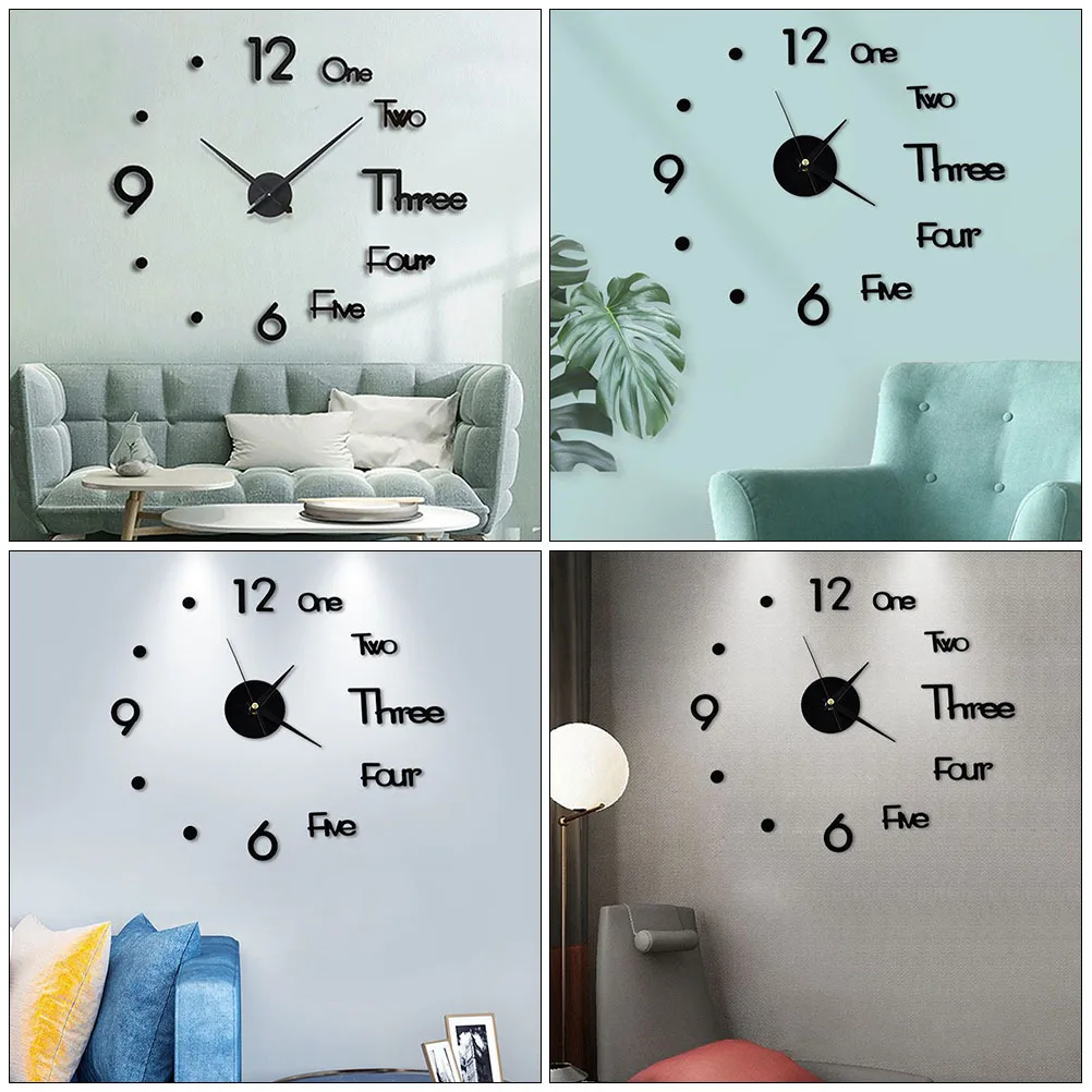 Modern Round Adhesive Clock Mirror Wall Sticker Plastic Silent Decorative Timepiece for Home Office Study Bedroom Wall Mount
Modern Round Adhesive Clock Mirror Wall Sticker Plastic Silent Decorative Timepiece for Home Office Study Bedroom Wall Mount