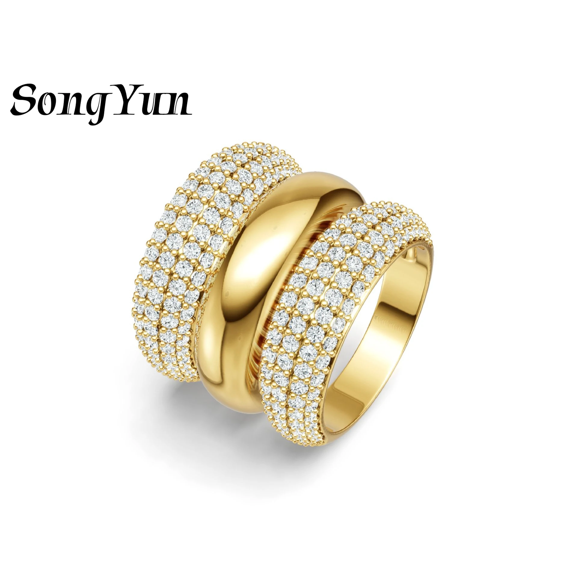 SongYun Designer Jewelry 925 Sterling Silver Halo Ring Moissanite Halo Ring Beach for Bride 18K Gold GRA Certified
SongYun Designer Jewelry 925 Sterling Silver Halo Ring Moissanite Halo Ring Beach for Bride 18K Gold GRA Certified