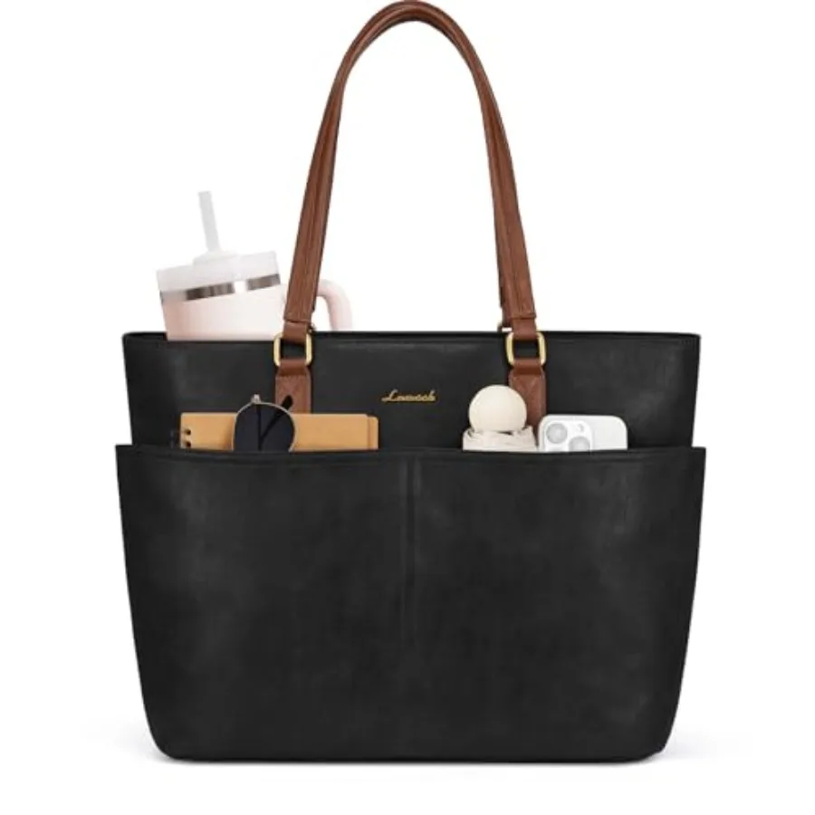 Laptop Bag for Women Vintage Leather Work Tote Bags with Large Cup Holder Teacher Nurse Medical Professional Computer Bag Offic
Laptop Bag for Women Vintage Leather Work Tote Bags with Large Cup Holder Teacher Nurse Medical Professional Computer Bag Offic