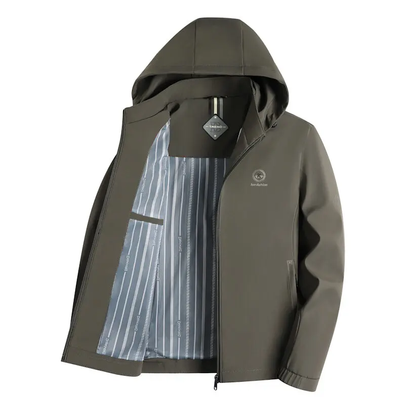 Весенне-осенняя модная мужская куртка со съемным капюшоном, модное деловое повседневное ветрозащитное и устойчивое к морщинам пальто, удобный топ
Весенне-осенняя модная мужская куртка со съемным капюшоном, модное деловое повседневное ветрозащитное и устойчивое к морщинам пальто, удобный топ