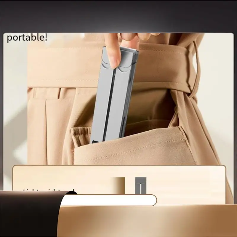 Heightening Foldable Laptop Holder, Portable Cooling Stand For Enhanced Heat Management, Silver-X64A
Heightening Foldable Laptop Holder, Portable Cooling Stand For Enhanced Heat Management, Silver-X64A