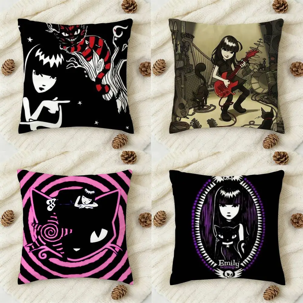 E-Emily The Strange Cat Emo Double-sided Printed Square Decorative Cushion Cover for Sofa Living Room Home Decor
E-Emily The Strange Cat Emo Double-sided Printed Square Decorative Cushion Cover for Sofa Living Room Home Decor