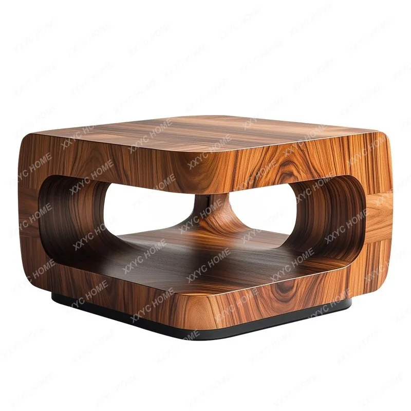Design sense creative solid wood coffee table small apartment living room home medieval art high-end coffee table
Design sense creative solid wood coffee table small apartment living room home medieval art high-end coffee table