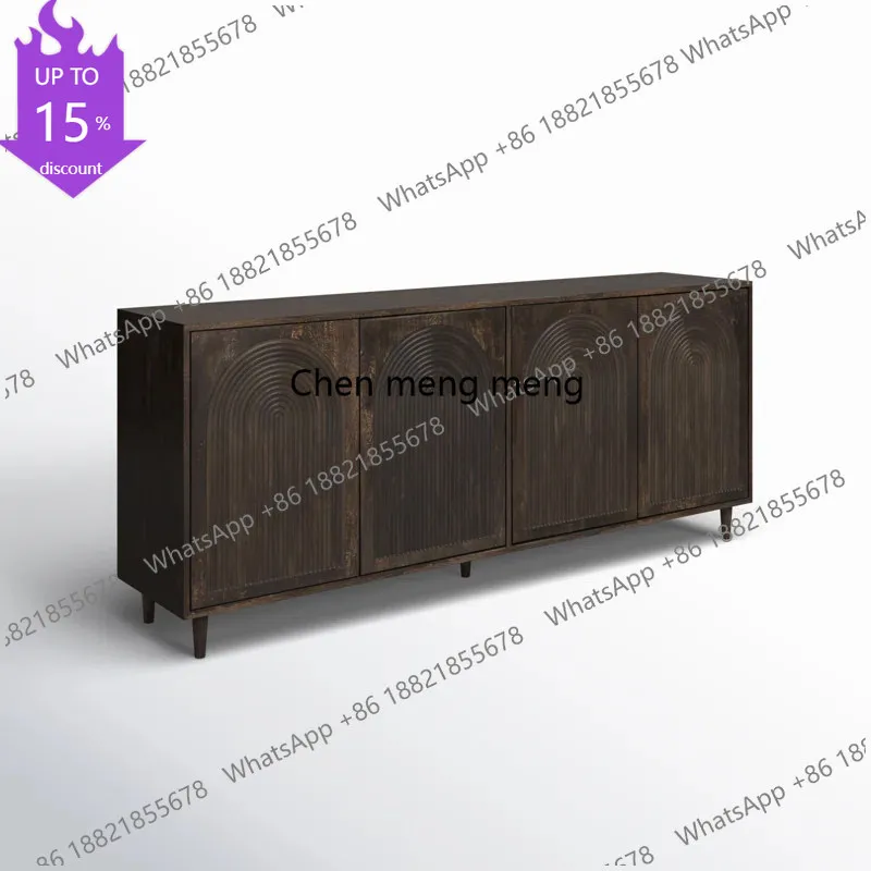 Q178 American solid wood dining side cabinet household living room locker French retro storage cabinet
Q178 American solid wood dining side cabinet household living room locker French retro storage cabinet