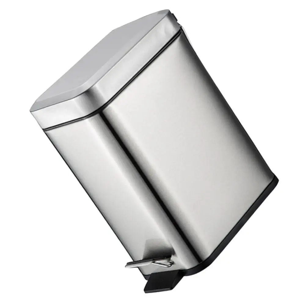 Stainless Steel Pedal Trash Can Kitchen Dustbin Waste Container Home Office Hotel Rubbish Bucket Space Saving Practical Design
Stainless Steel Pedal Trash Can Kitchen Dustbin Waste Container Home Office Hotel Rubbish Bucket Space Saving Practical Design