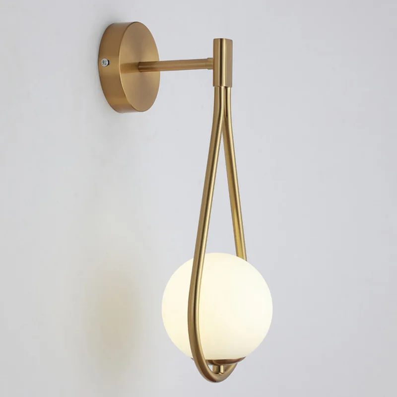 Nordic LED Wall Lamp Modern Bedroom Bedside Lamps Living Room TV Background Metal Glass Ball Wall Lights Indoor Lights Fixture
Nordic LED Wall Lamp Modern Bedroom Bedside Lamps Living Room TV Background Metal Glass Ball Wall Lights Indoor Lights Fixture